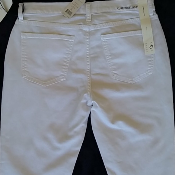 SOLD!!!Current Elliott white skinny jeans - Picture 12 of 12